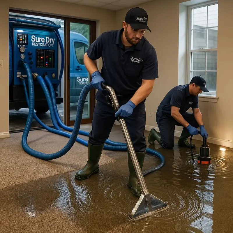Water Extraction and Removal process in Yountville, CA